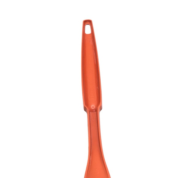 Ekco Pasta Server Spaghetti Spoon Orange Heat-Resistant Nylon Slotted Utensil - Picture 5 of 13